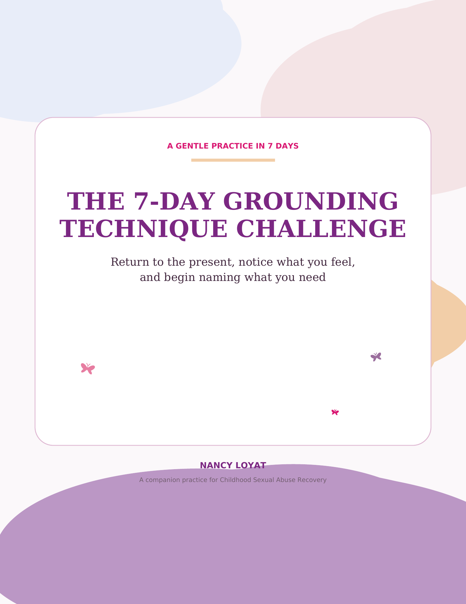 Cover of The 7-Day Grounding Technique Challenge